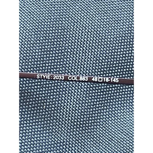 RARE NEW MARCOLIN 2033 EYEGLASS FRAME FULL-RIM CAT EYE TITANIUM RETRO PURPLE - Picture 7 of 8